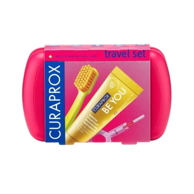 CURAPROX TS ΦΟΥΞΙΑ ΟΔΟΝΤ.- ΜΕΣ.ΒΟΥΡ  DUO-HOLDER- BE YOU 10ML