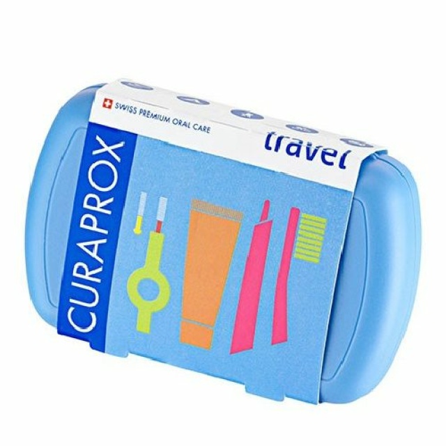 CURAPROX TS ΓΑΛΑΖΙΟ ΟΔΟΝΤ.- ΜΕΣ.ΒΟΥΡ . DUO-HOLDER - BE YOU 1