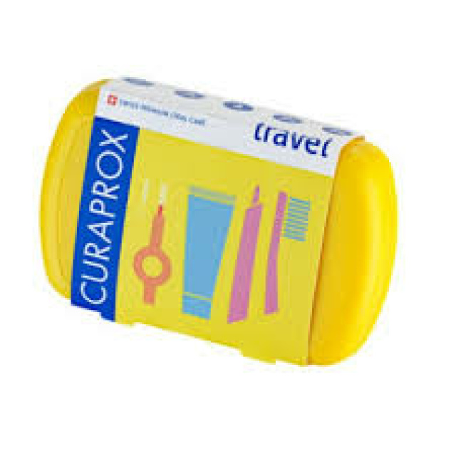 CURAPROX TS ΚΙΤΡΙΝΟ ΟΔΟΝΤ.- ΜΕΣ.ΒΟΥΡ  DUO-HOLDER - BE YOU 10